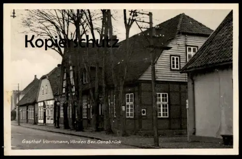 ALTE POSTKARTE GASTHOF VORTHMANN VÖRDEN BEZ. OSNABRÜCK Neuenkirchen-Vörden cpa AK Ansichtskarte postcard