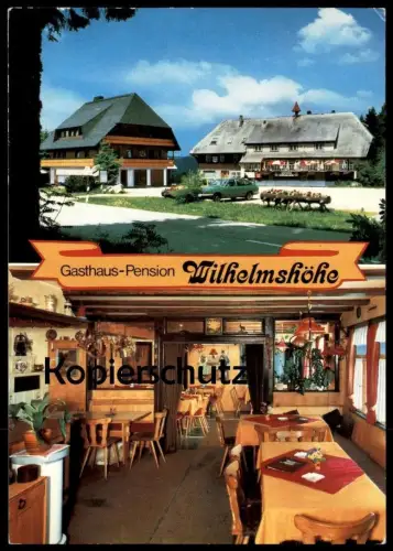 ÄLTERE POSTKARTE GASTHAUS-PENSION WILHELMSHÖHE SCHONACH ROHRHARDSBERG BESITZER LUKAS KUNER TELEFON TRIBERG