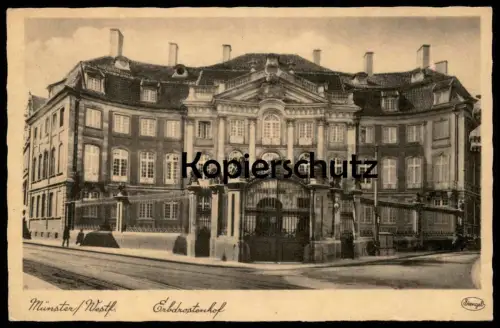 ALTE POSTKARTE MÜNSTER WESTF. ERBDROSTENHOF Ansichtskarte postcard cpa AK