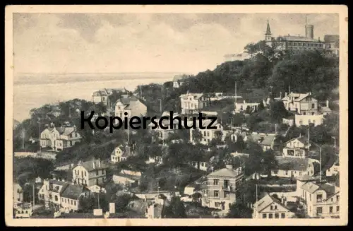 ALTE POSTKARTE HAMBURG-BLANKENESE MIT DEM SÜLLBERG AK Ansichtskarte postcard cpa