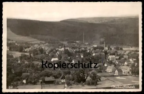 ALTE POSTKARTE POCKAU FLÖHATAL PANORAMA TOTALANSICHT GESAMTANSICHT Pockau-Lengefeld cpa AK Ansichtskarte postcard