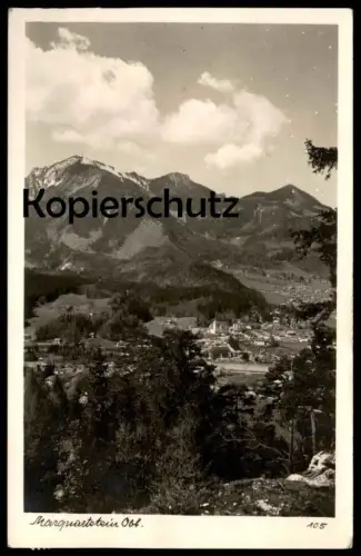 ALTE POSTKARTE MARQUARTSTEIN OBERBAYERN 1953PANORAMA Bayern cpa AK Ansichtskarte postcard