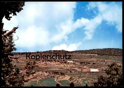 ÄLTERE POSTKARTE AZIR MOUNTAINS CULTIVATED FIELDS SAUDI ARABIEN Saudi Arabia Feld Landwirtschaft Ansichtskarte postcard