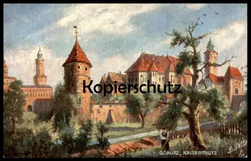 ALTE POSTKARTE ALT GÖRLITZ KAISERTRUTZ OILETTE RAPHAEL TUCK Tucks Zgorzelec Görlitz Ansichtskarte cpa postcard AK
