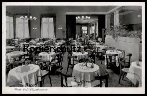 ALTE POSTKARTE AACHEN STADT-CAFÉ ELISENBRUNNEN JOSEF DUMONT Aix-la-Chapelle AK cpa Ansichtskarte postcard