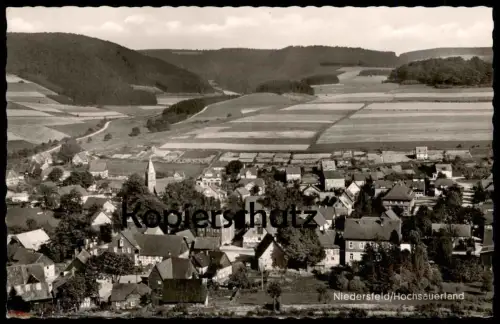 ÄLTERE POSTKARTE NIEDERSFELD HOCHSAUERLAND PANORAMA TOTALANSICHT WINTERBERG cpa Ansichtskarte AK postcard