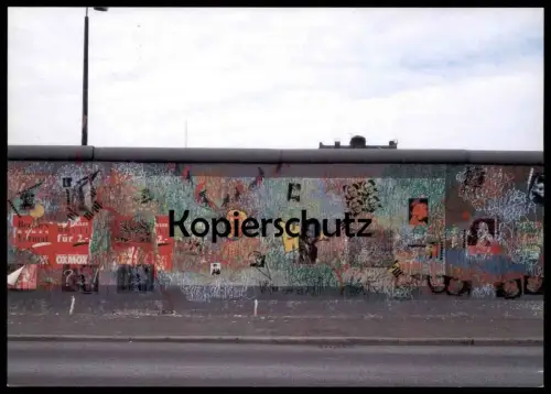 ÄLTERE POSTKARTE ANDREAS PAULUN HERVE RORLAY AMOUR PAIX BERLINER MAUER THE WALL LE MUR BERLIN Art cpa AK postcard