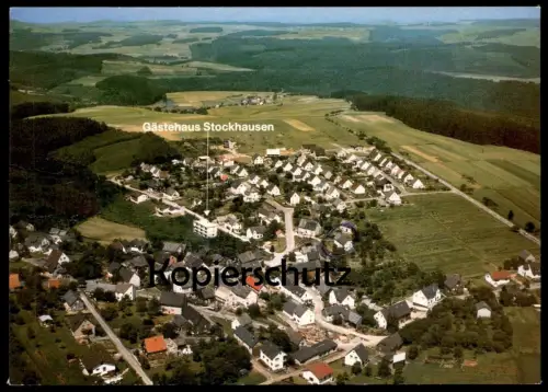 ÄLTERE POSTKARTE MÜSCHENBACH-HACHENBURG GÄSTEHAUS STOCKHAUSEN HOTEL PENSION PANORAMA cpa AK Ansichtskarte postcard