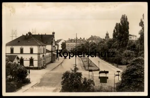 ALTE POSTKARTE RASTATT PARTIE B. BAHNHOF gare station cpa postcard AK Ansichtskarte