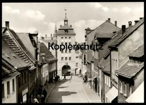 ÄLTERE POSTKARTE BORNA BLICK ZUM REICHSTOR Tor gate Ansichtskarte postcard cpa AK