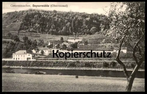 ALTE POSTKARTE GREVENMACHER DEYSERMÜHLE OBERMOSEL MÜHLE LUXEMBOURG Luxemburg moulin cpa AK Ansichtskarte postcard