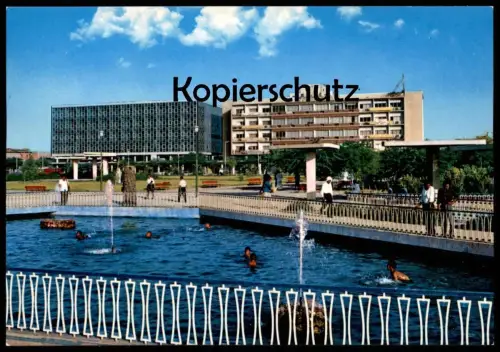 ÄLTERE POSTKARTE MUNICIPALITY GARDENS KUWAIT KUWEIT GARDEN Ansichtskarte postcard cpa AK