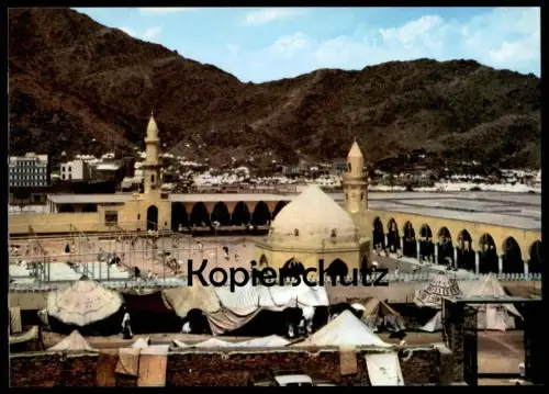 ÄLTERE POSTKARTE AL-KHEEF MOSQUE MUNA Masjid al-Khayf Mina Al-Keef Saudi Arabia Moschee cpa Ansichtskarte postcard AK
