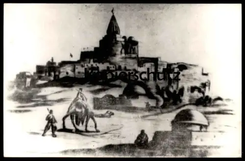 ALTE KARTE FOTO MOSUL PROPHET JOHANNES IRAK Kamel Camel Iraq Photo Mossoul Mossul cpa postcard AK Ansichtskarte