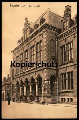 ALTE POSTKARTE MÜNSTER I. W. UNIVERSITÄT university université Ansichtskarte cpa postcard AK