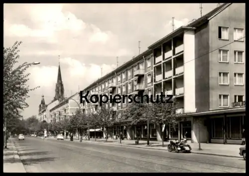 ÄLTERE POSTKARTE DRESDEN BORSBERGSTRASSE CAFÉ Motorrad Beiwagen moto side car motorbike Ansichtskarte postcard cpa AK