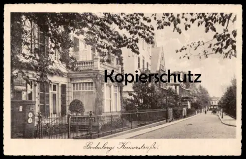 ALTE POSTKARTE BAD GODESBERG KAISERSTRASSE Ansichtskarte AK postcard cpa