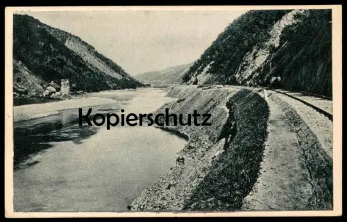 ALTE POSTKARTE MIT BILD ROTER ROTE TURM PASS BEI HERMANNSTADT NAGYSZEBEN SIBIU SIBIIU Romania Rumänien roumanie