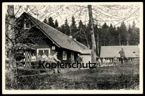 ALTE POSTKARTE REICHS-ARBEITSDIENST WALDLAGER BURTENBACH RAD uniform Arbeitsdienst Lager camp postcard AK Ansichtskarte