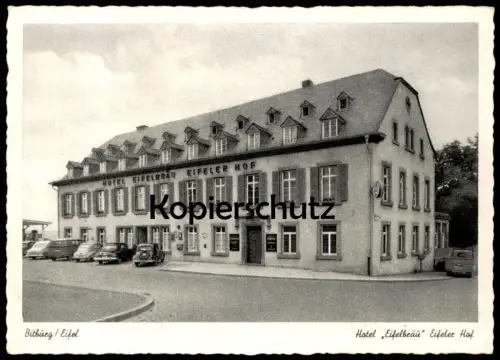 ALTE POSTKARTE BITBURG EIFEL HOTEL EIFELBRÄU EIFELER HOF INHABER WILLI ESCH Ansichtskarte cpa AK postcard