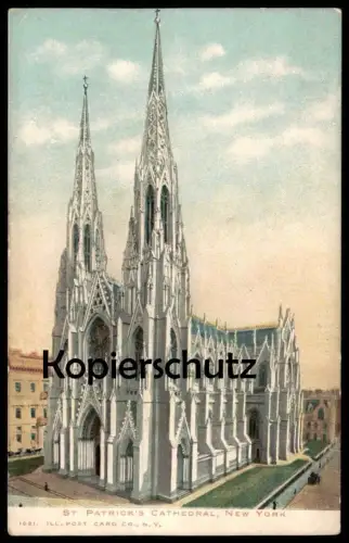 ALTE POSTKARTE ST. PATRICK'S CATHEDRAL NEW YORK Kirche church église postcard Ansichtskarte cpa AK