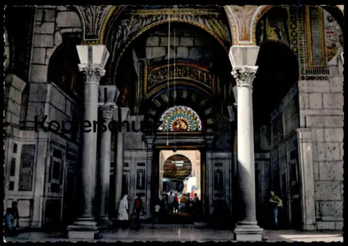 ÄLTERE POSTKARTE DAMASCUS ENTRANCE MOSQUE OF OMAYADES ENTRÉE Damas Moschee Syrien Syria Syrie postcard cpa Ansichtskarte