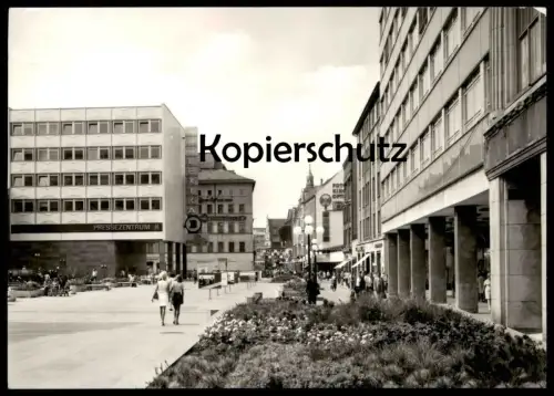 ÄLTERE POSTKARTE MESSESTADT LEIPZIG PRESSEZENTRUM FOTO KINO LEXIKA WITTENBERG AK Ansichtskarte postcard cpa