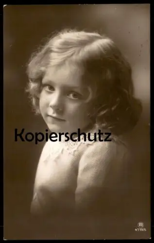ALTE POSTKARTE MÄDCHEN PORTRÄT KIND enfant fille jeune femme young girl child Rotophot 4719/5 postcard Ansichtskarte