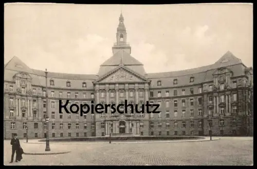 ALTE POSTKARTE PRESSLUFT-ENTSTÄUBUNGSANLAGE IM KÖNIGL. JUSTIZGEBÄUDE IN KÖLN Maschine machine Ansichtskarte AK postcard