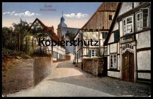 ALTE POSTKARTE SOEST KLEINE OSTHOFE PANORAMA postcard cpa AK Ansichtskarte