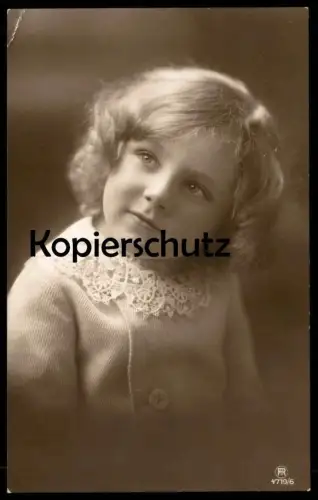 ALTE POSTKARTE MÄDCHEN PORTRÄT KIND enfant fille jeune femme young girl child Rotophot 4719/6 postcard Ansichtskarte