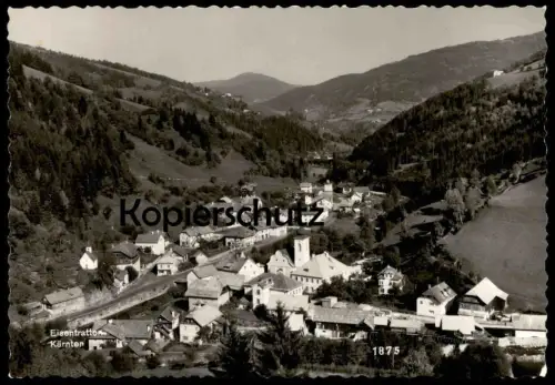 ÄLTERE POSTKARTE EISENTRATTEN PANORAMA KÄRNTEN 1965 Austria Österreich postcard cpa AK Ansichtskarte