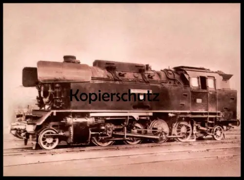 ÄLTERE REPRO POSTKARTE DAMPFLOK 1D1h2 BJ 1952 locomotive à vapeur steam train Friedrich Krupp Ansichtskarte postcard AK