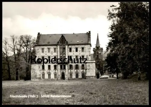 ÄLTERE POSTKARTE FRIEDRICHRODA THÜRINGEN SCHLOSS REINHARDSBRUNN castle chateau cpa AK postcard Ansichtskarte