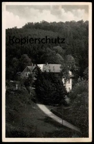 ALTE POSTKARTE GRUSS AUS DER MARGARETENMÜHLE Roßwein Rechteckstempel Posthilfsstelle Haßlau über Döbeln Margarethenmühle