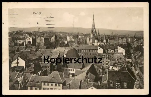 ALTE POSTKARTE CASSEL PANORAMA BLICK AUF DIE STADT GESAMTANSICHT TOTALANSICHT TOTAL Kassel AK Ansichtskarte cpa postcard