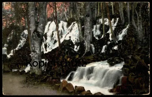 ALTE POSTKARTE WILHELMSHÖHE STEINHÖFER WASSERFALL MANN Kassel Cassel fontaine fountain AK Ansichtskarte cpa postcard