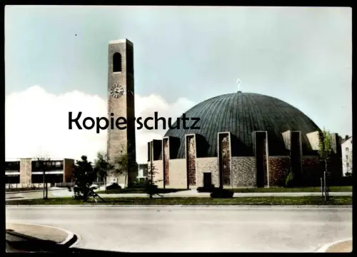 ÄLTERE POSTKARTE INGOLSTADT DONAU PIUSKIRCHE Kirche church église postcard cpa AK Ansichtskarte