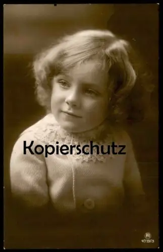ALTE POSTKARTE MÄDCHEN KIND Enfant Fille Jeune Femme Young girl child woman Rotophot 4719/3 postcard Ansichtskarte