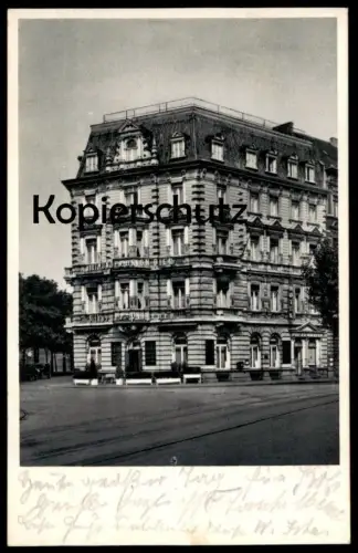 ALTE POSTKARTE HOTEL KAISER WILHELM KÖLN AM RHEIN ECKE KAISER WILHELM RING HANSARING BEHAGLICHE ZIMMER postcard cpa AK
