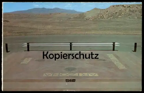 ÄLTERE POSTKARTE FOUR CORNERS MONUMENT ARIZONA NEW MEXICO COLORADO UTAH cpa AK postcard Ansichtskarte