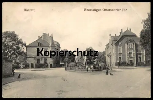 ALTE POSTKARTE RASTATT EHEMALIGES OTTERSDORFER TOR gate porte Ansichtskarte cpa AK postcard