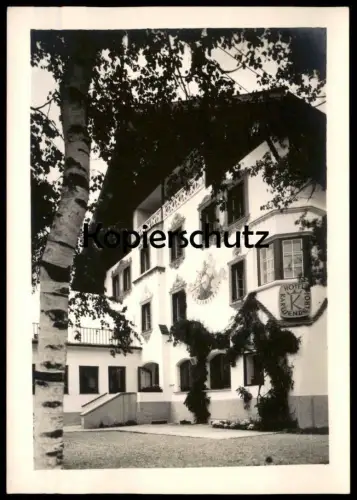 ALTE POSTKARTE HOTEL KARWENDELHOF SEEFELD TIROL SONNENUHR Sundial cadran Solaire cpa AK Ansichtskarte postcard