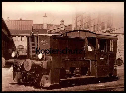 ÄLTERE REPRO POSTKARTE DIESELLOK Lok Lokomotive Köln bonner Eisenbahnen Deutz 1946 cpa Ansichtskarte postcard AK