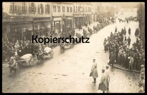 ALTE POSTKARTE ZWEIBRÜCKEN MARSCH VON SOLDATEN DEUX.-PONTS francais french soldier cpa AK Ansichtskarte postcard