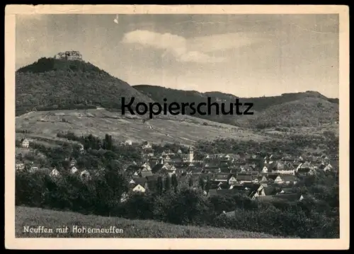 ALTE POSTKARTE NEUFFEN MIT HOHENNEUFFEN postcard Ansichtskarte cpa AK