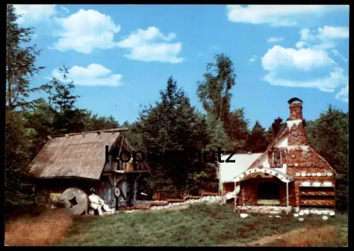 ÄLTERE POSTKARTE FREIZEITPARK SCHLARAFFENLAND VERDEN OSTERKRUG HÄNSEL & GRETEL MÄRCHEN fairy tale fable cpa postcard
