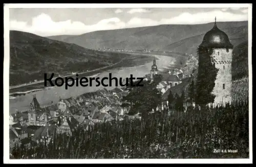 ALTE POSTKARTE ZELL AN DER MOSEL postcard Ansichtskarte cpa AK