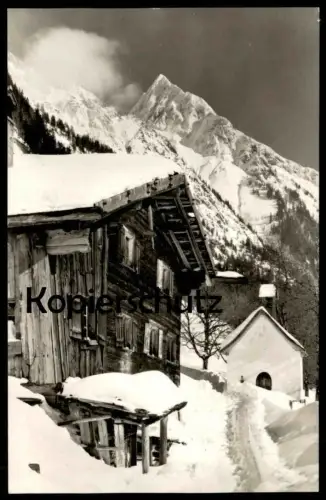 ÄLTERE POSTKARTE OBERSTDORF ALLGÄU 815 M GERSTRUBEN 1154 M MIT HÖFATS 2258 M Bauernhaus Winter Schnee cpa AK postcard