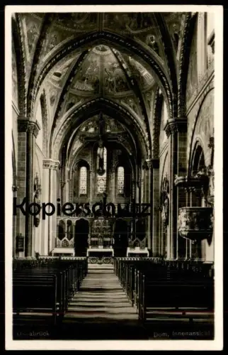 ALTE POSTKARTE OSNABRÜCK 1932 DOM INNENANSICHT Kirche Kanzel interieur cpa postcard AK Ansichtskarte